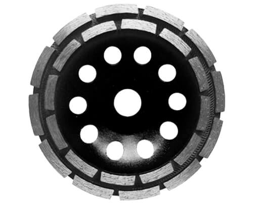 double row cup wheel